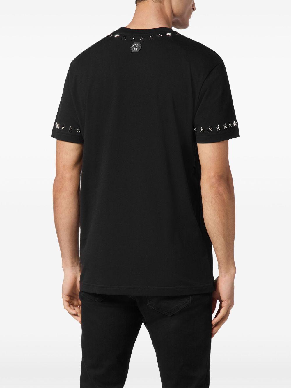 gothic-logo round-neck T-shirt Product Image