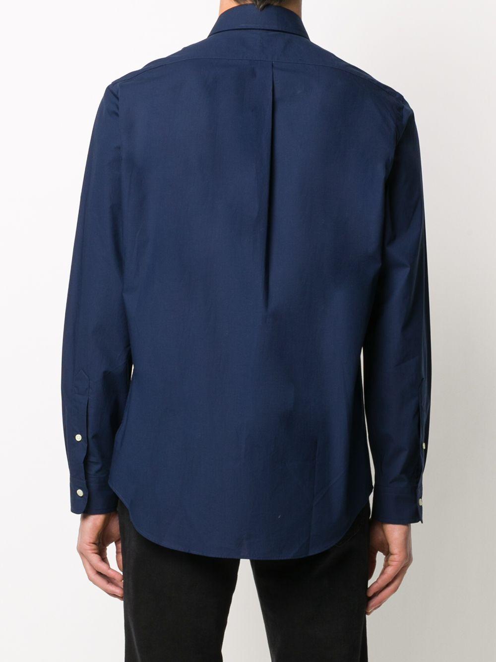 POLO RALPH LAUREN Camicia Bd In Popeline Stretch Slim-fit Shirt In Blue Product Image