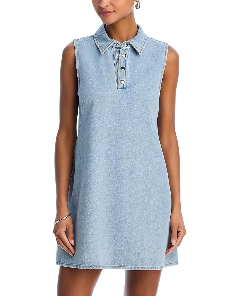 FRAME The City Shift Denim Dress In Blue Product Image