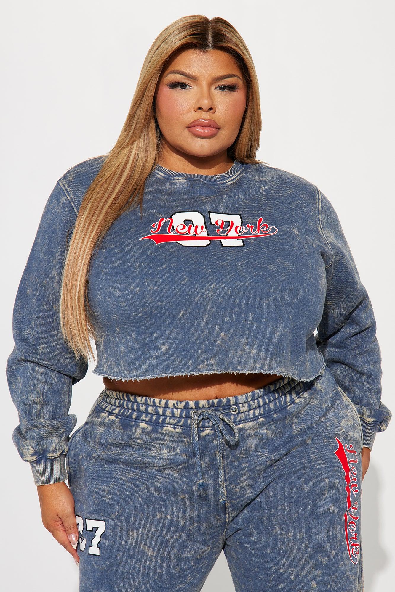 New York Athletic Washed Sweatshirt - Navy/combo Product Image