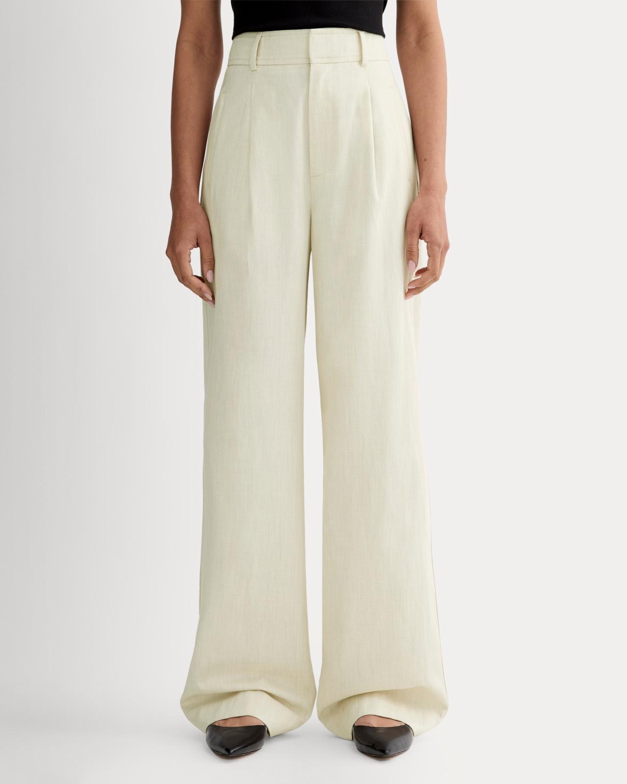 Womens Draper Pleated Pant in Buttersmooth by Everlane Product Image
