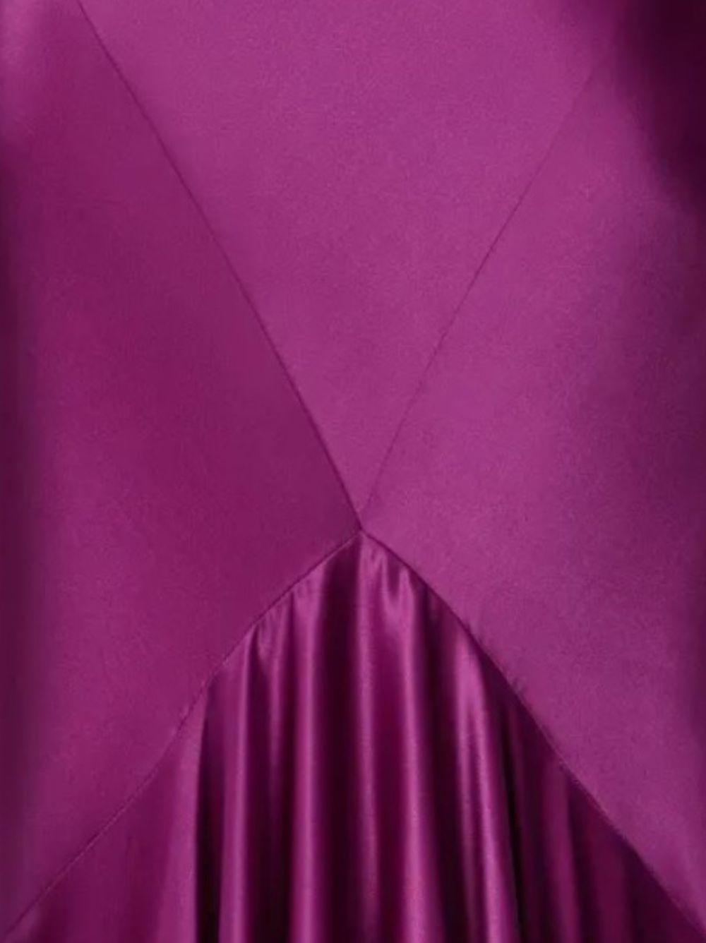 satin-finish maxi dress Product Image