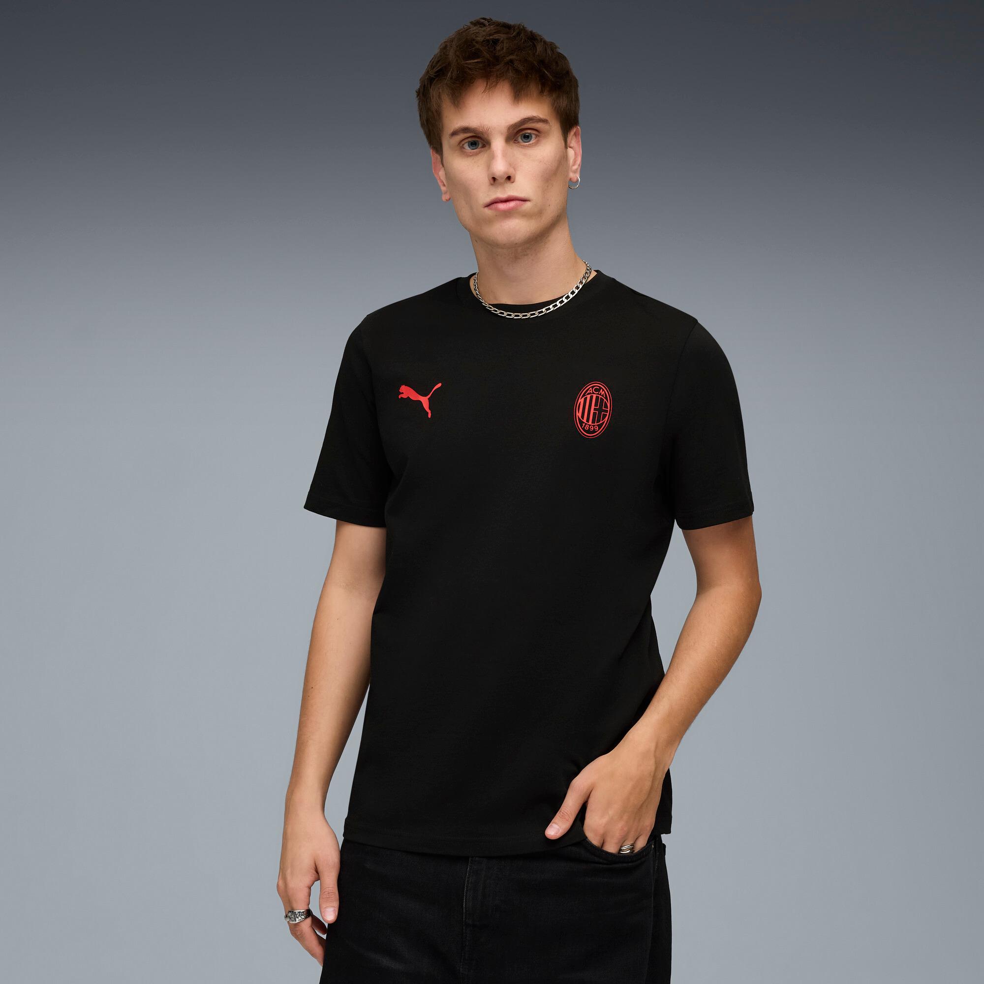 PUMA AC Milan Soccer Essentials Men's Soccer T-Shirt Product Image