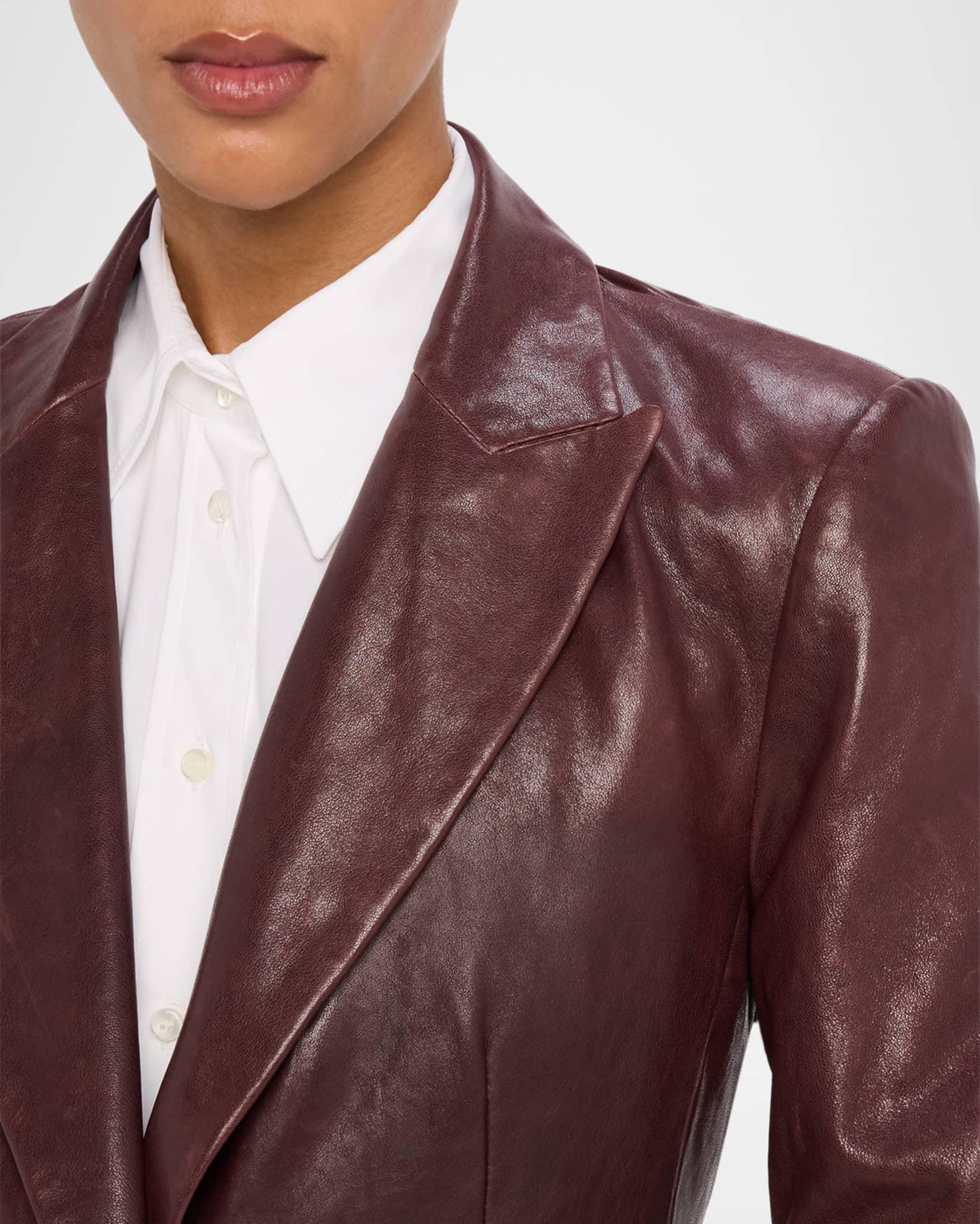 Leather Blazer Product Image