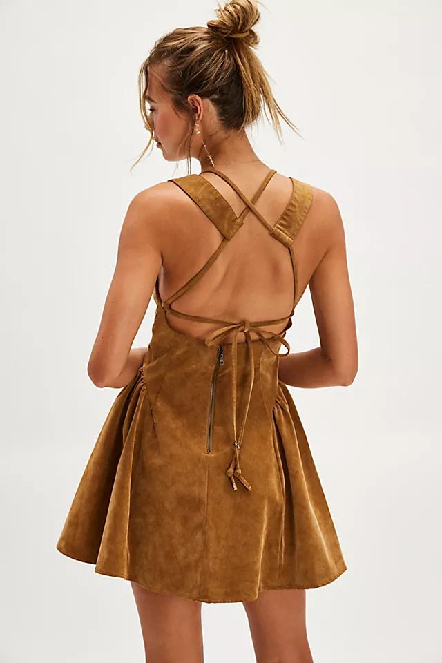 Vera Suede Mini Dress Product Image