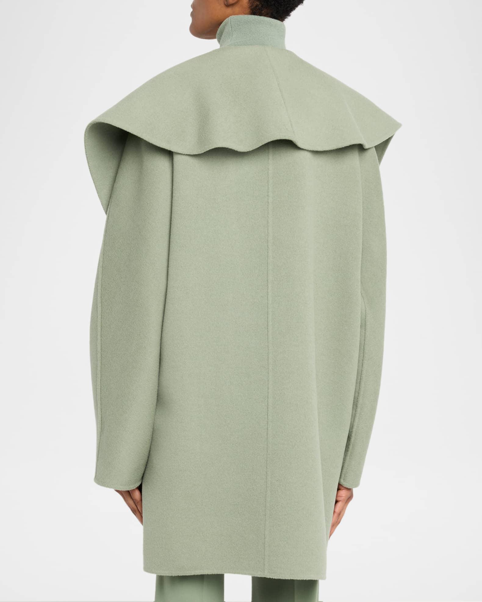 Shawl Clutch Coat Double-Faced Plush Wool Product Image