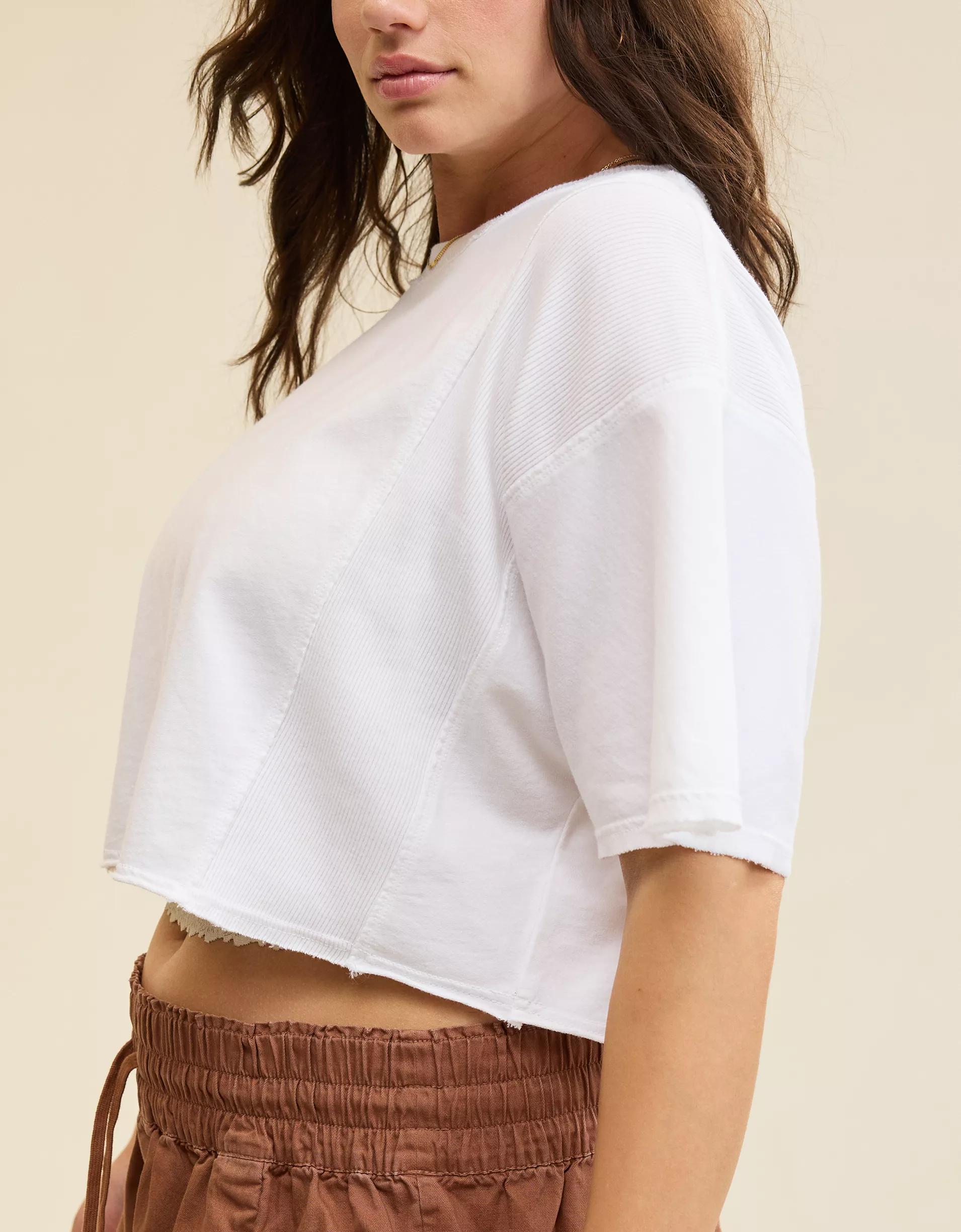 Aerie Let Loose Fleece T-Shirt Product Image