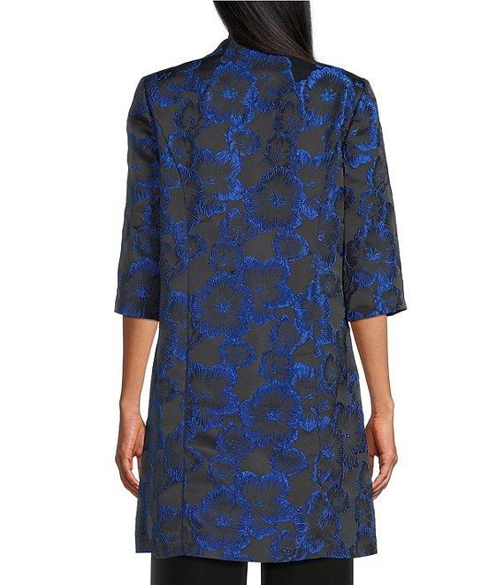 Alex Evenings Floral Print Duster 2-Peice Jacket Set Product Image