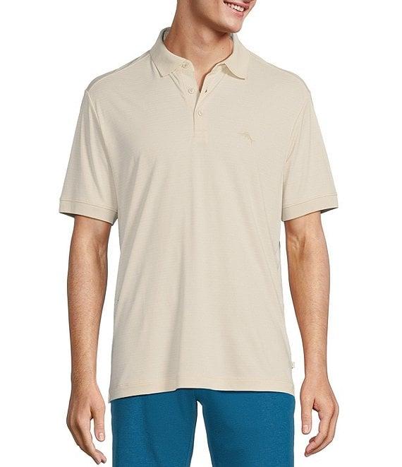 Tommy Bahama Bay Stripe Short Sleeve Polo Shirt Product Image