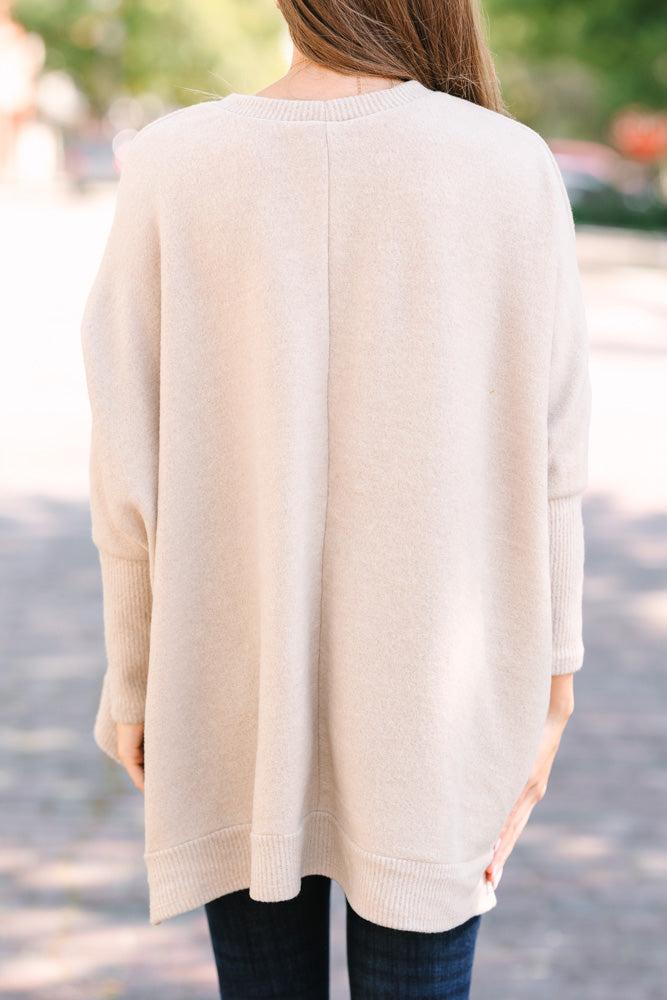 Always Fun Taupe Brown Tunic Female Product Image