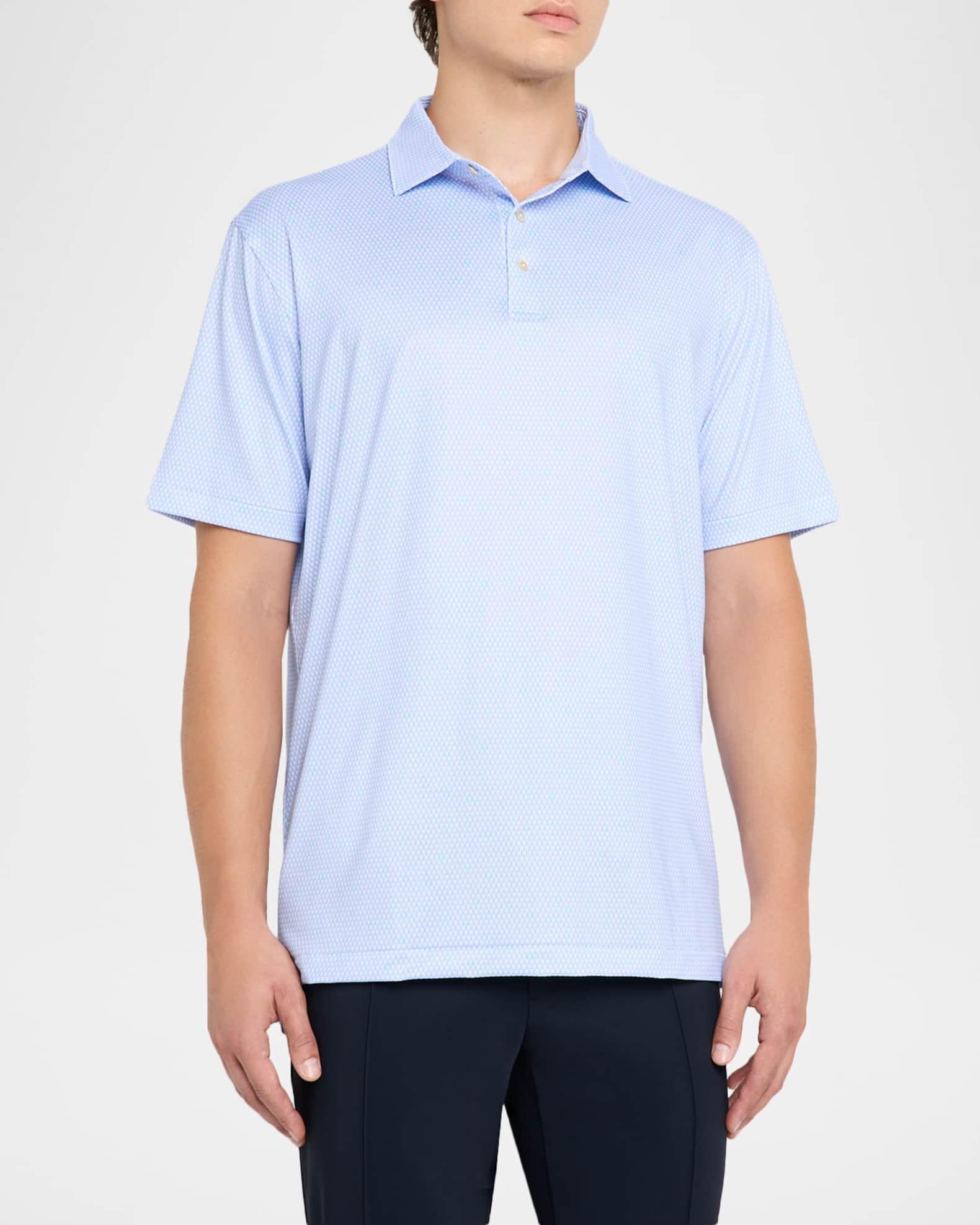 Men's Geo Skull Performance Jersey Polo Product Image
