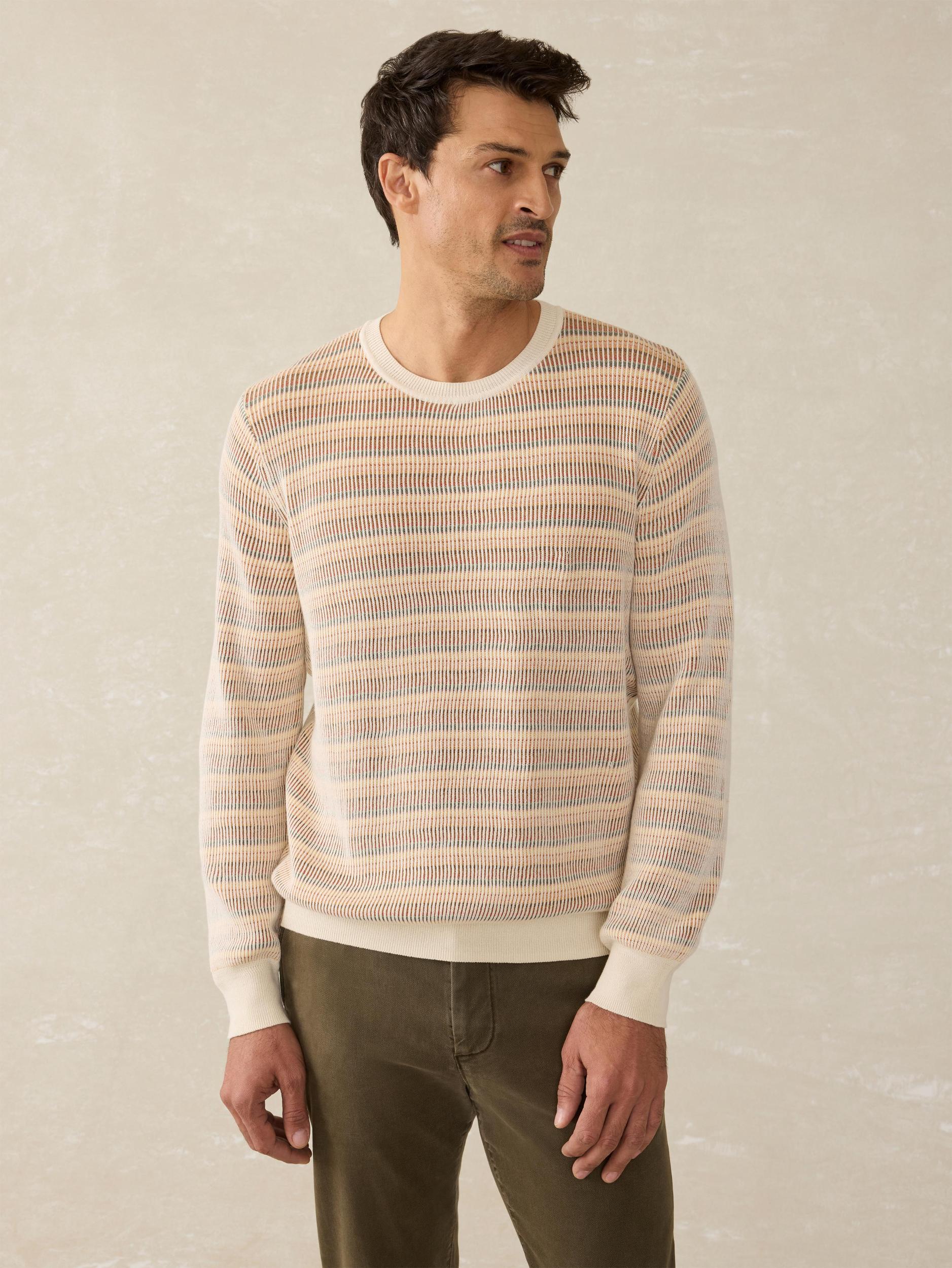 Sunwashed Crewneck Sweater - Desert Hills Male Product Image