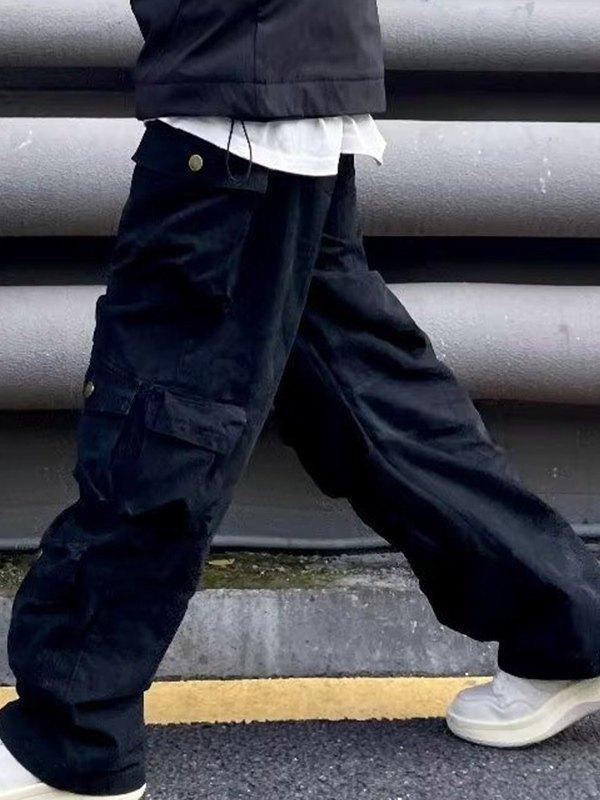 Men's Vintage Pocket Loose Cargo Pants Product Image