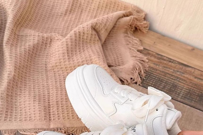 Platform Panel Sneakers Product Image