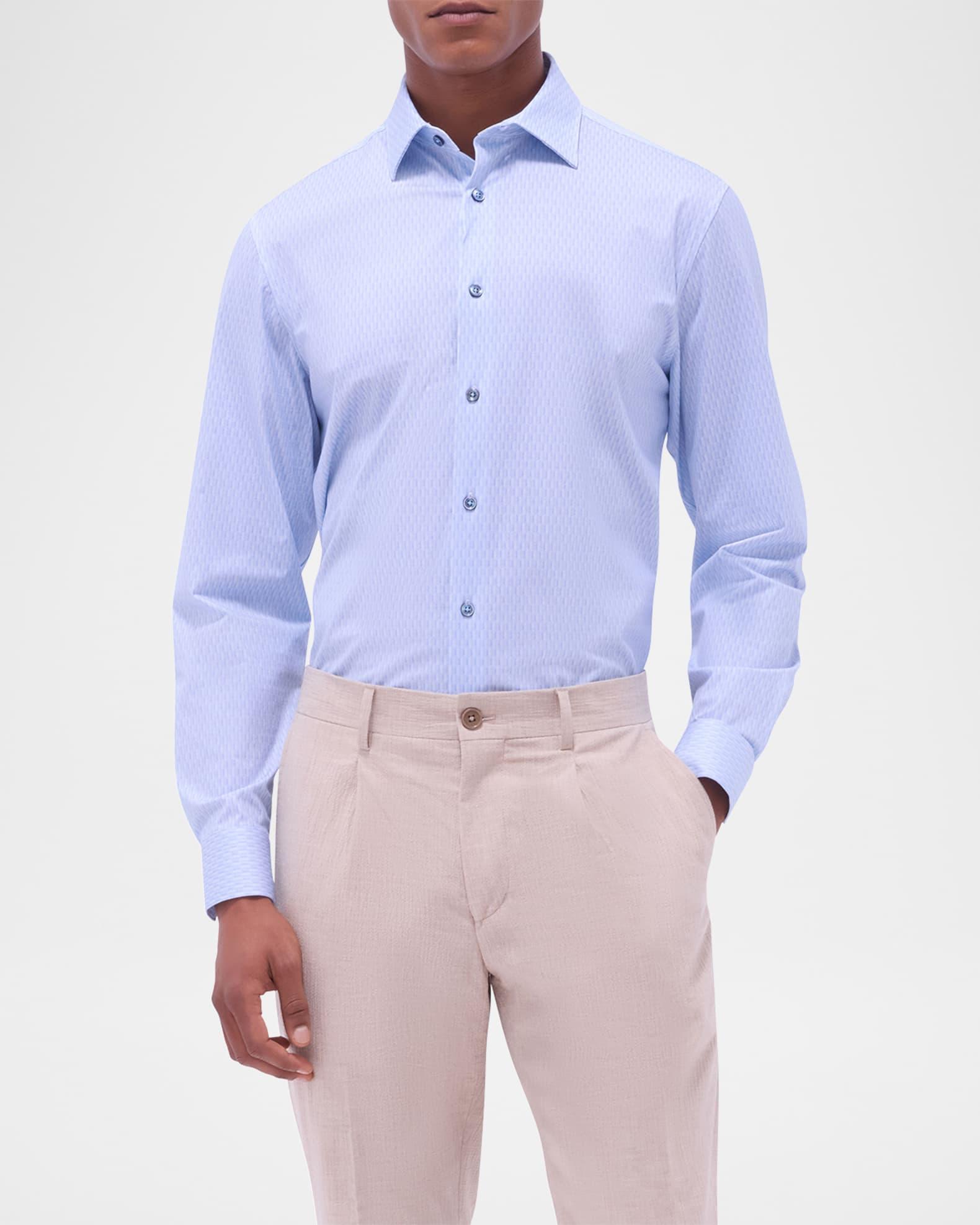 Men's OoohCotton James Geometric Sport Shirt Product Image