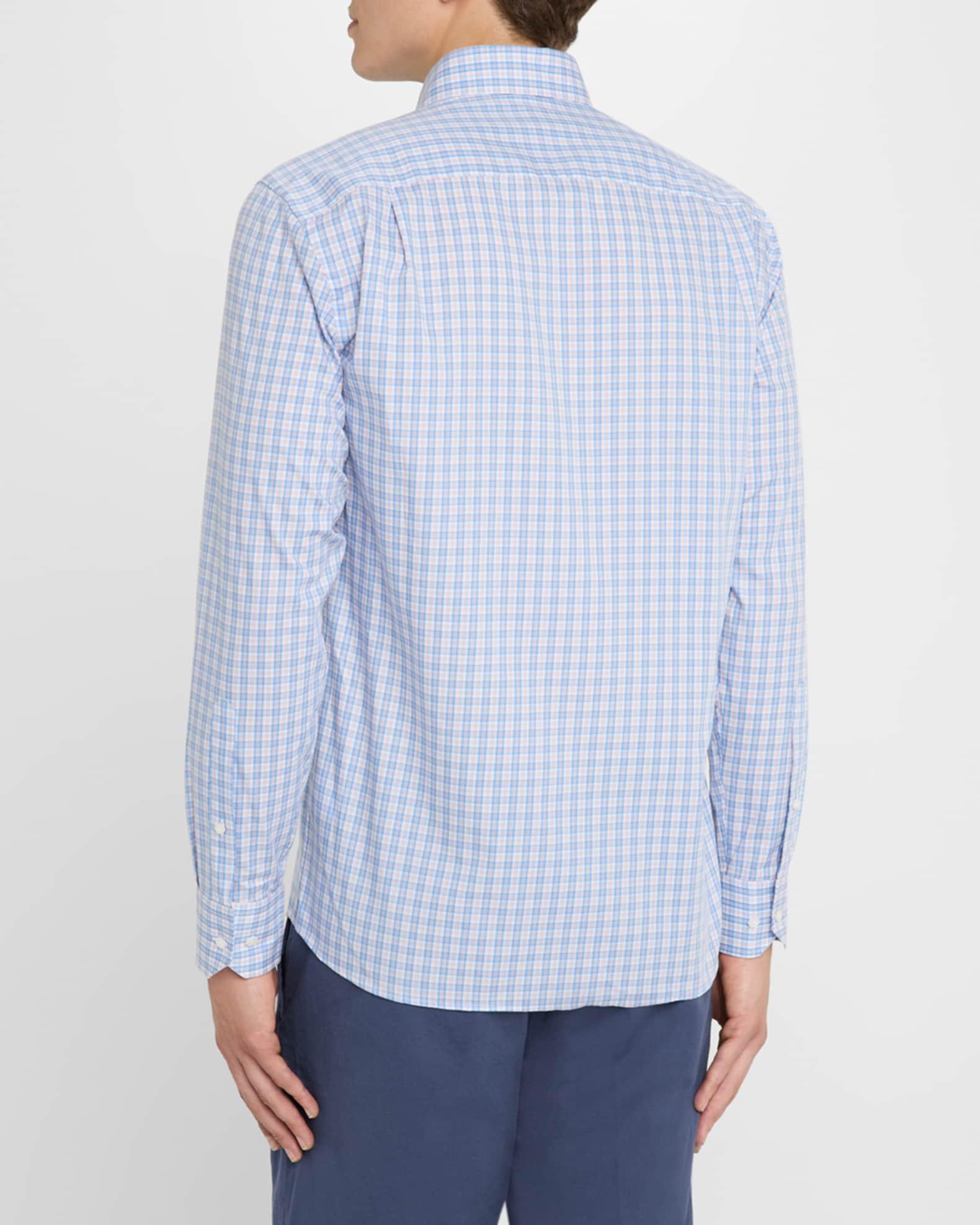 Men's Portofino Cotton Plaid Sport Shirt Product Image