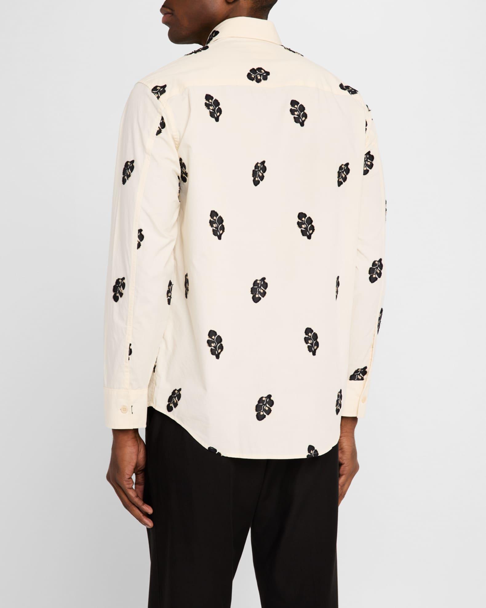 Mens Freddy Jacquard Button-Down Shirt Product Image