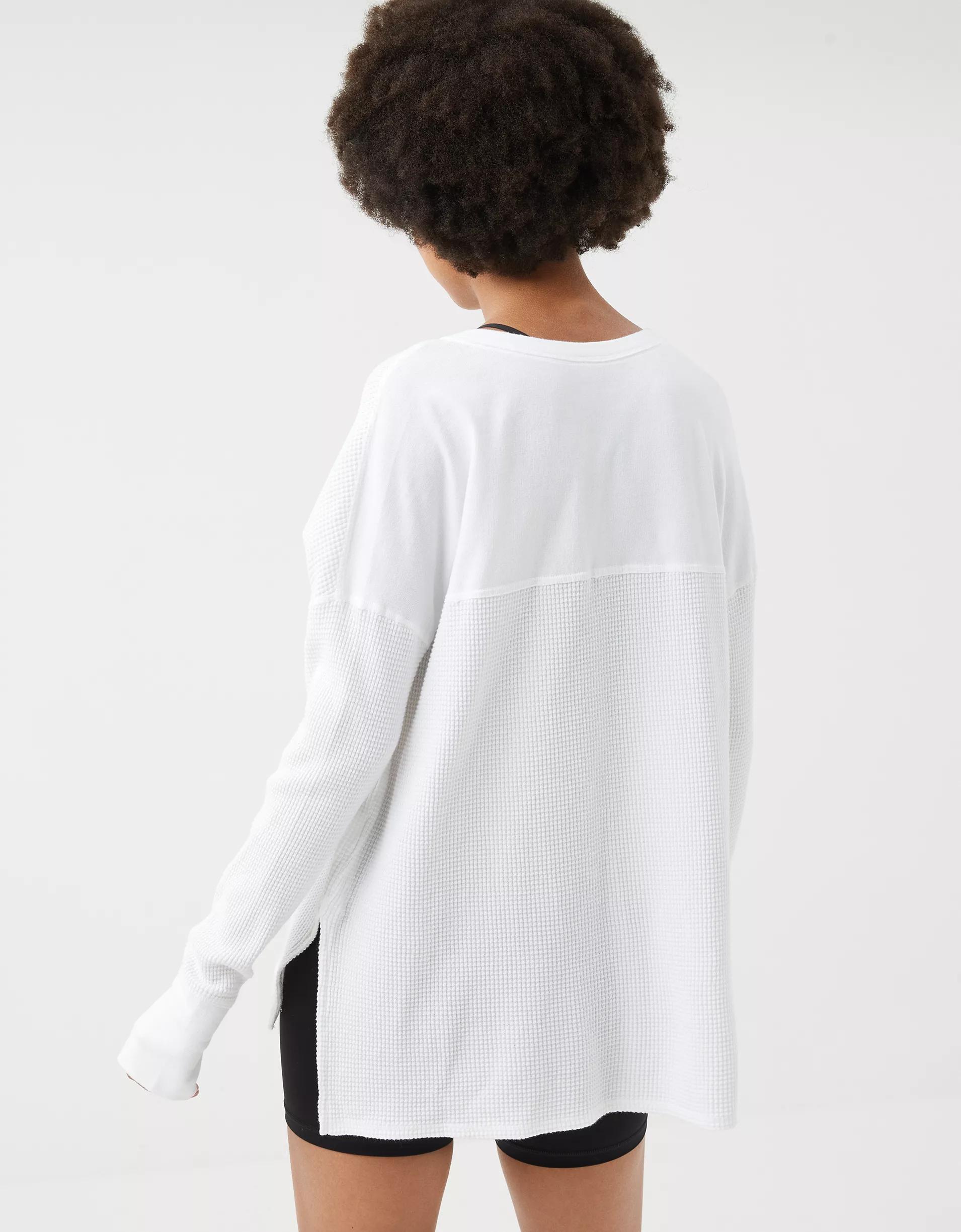 OFFLINE By Aerie Wow! Waffle Henley T-Shirt Product Image