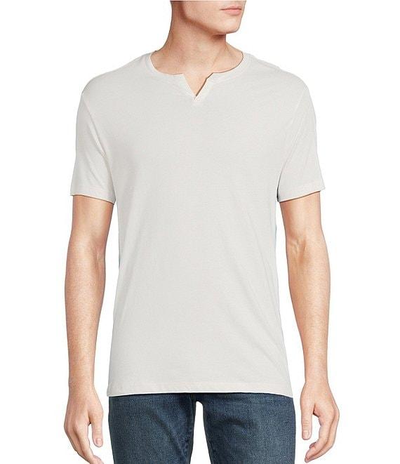 Cremieux Premium Denim Side Stripe Detail Short Sleeve T-Shirt Product Image