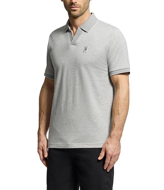 Psycho Bunny Mackay Jacquard Short Sleeve Polo Shirt Product Image