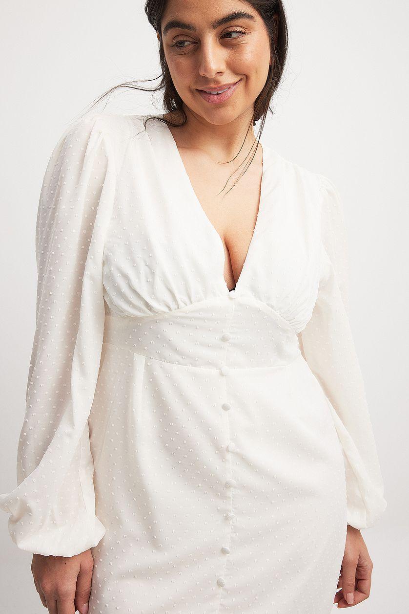 Dobby Dot Chiffon Dress Product Image