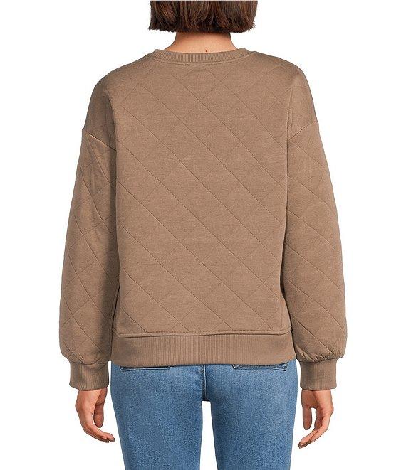 Westbound Quilted Long Sleeve Top Product Image