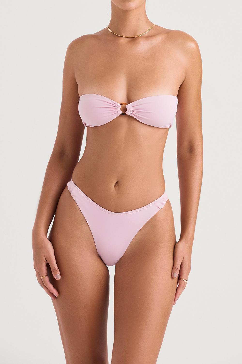 Delphi  blossom ruched bikini bottom Product Image