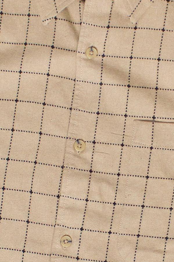 Grid Pattern Button Up Shirt Product Image