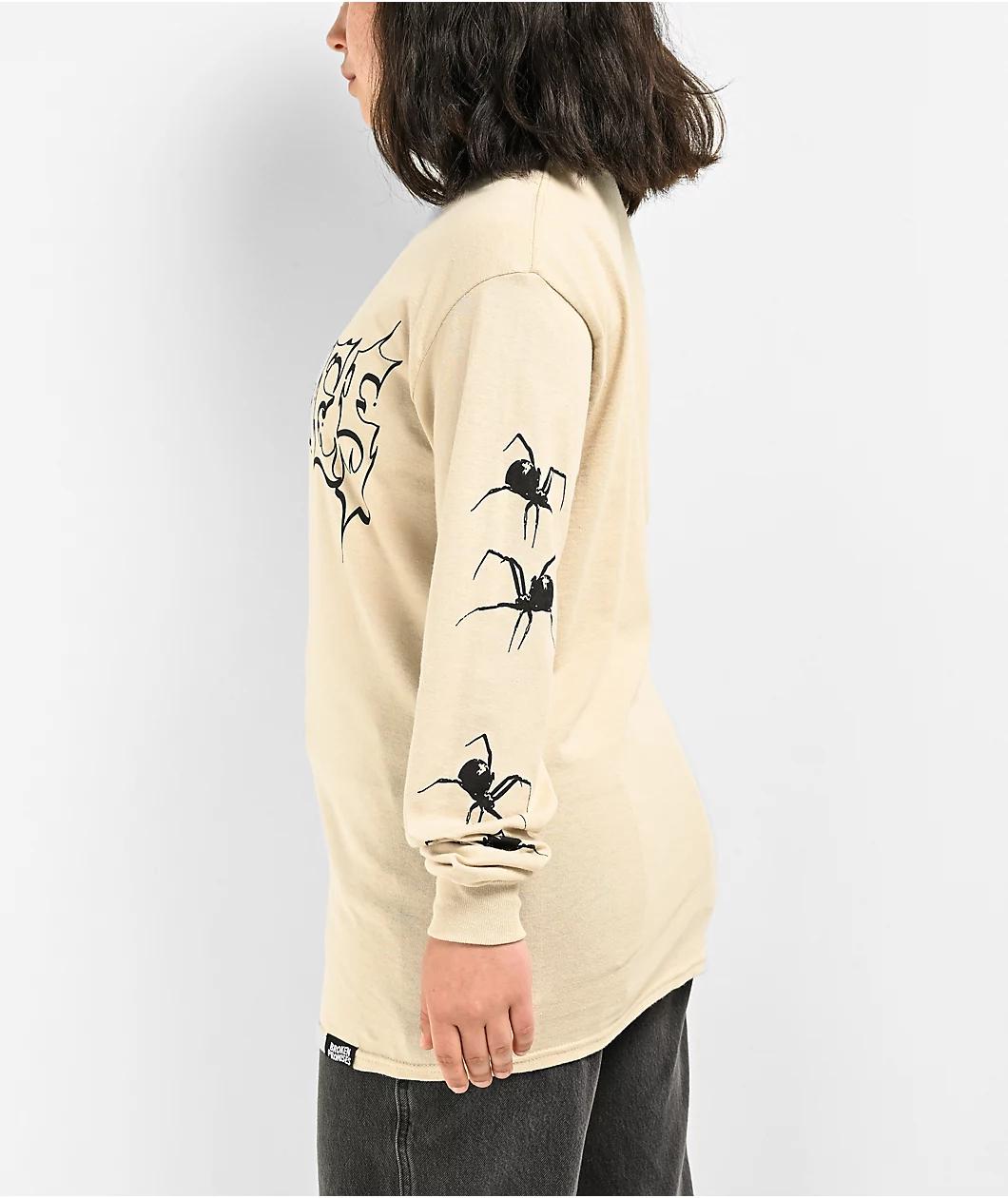 Broken Promises Arachnid Sand Long Sleeve T-Shirt Product Image