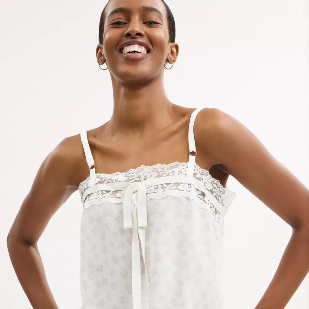 Floral Silk Top Product Image