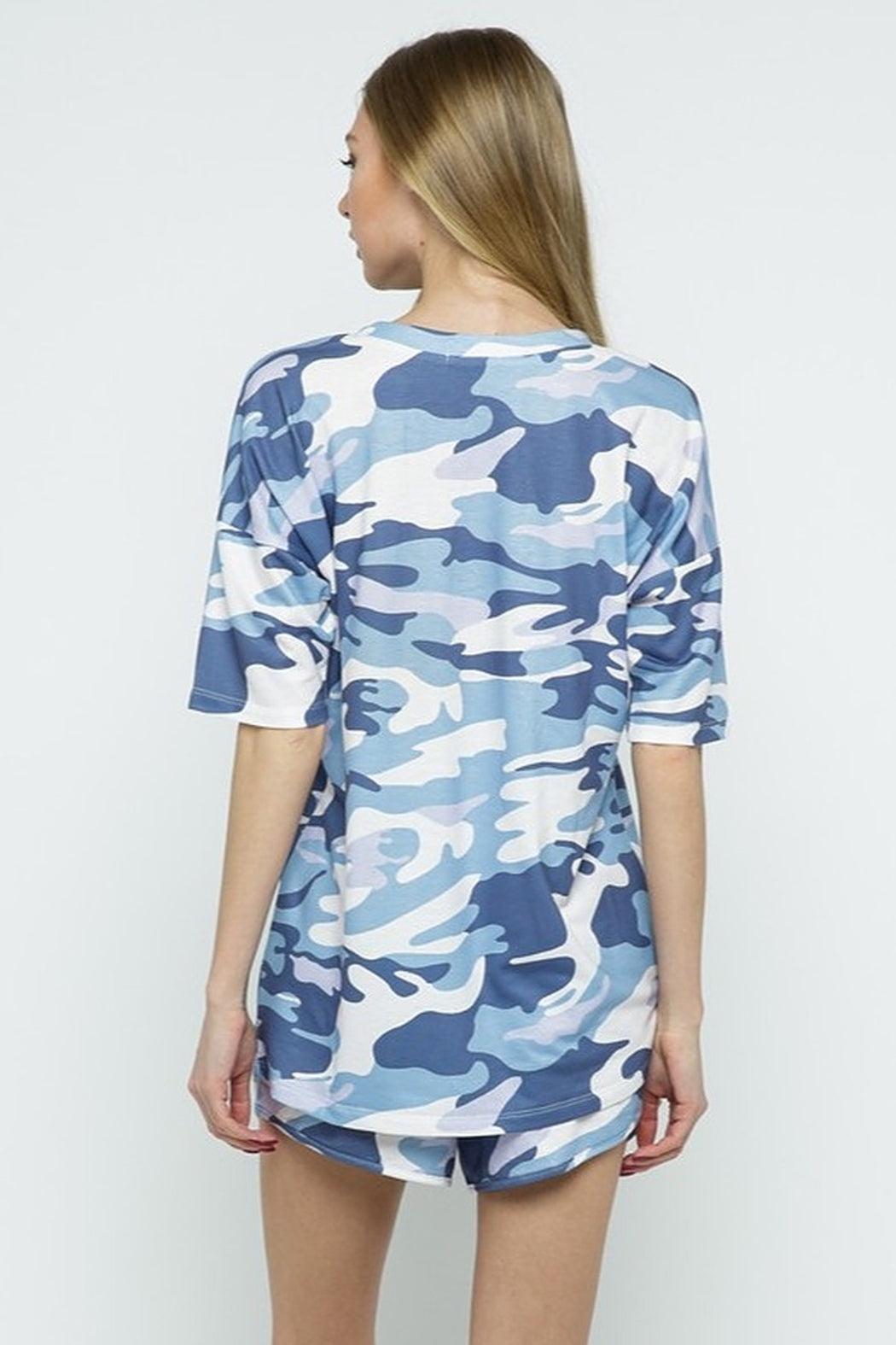 Camo Print Lounge Set Product Image