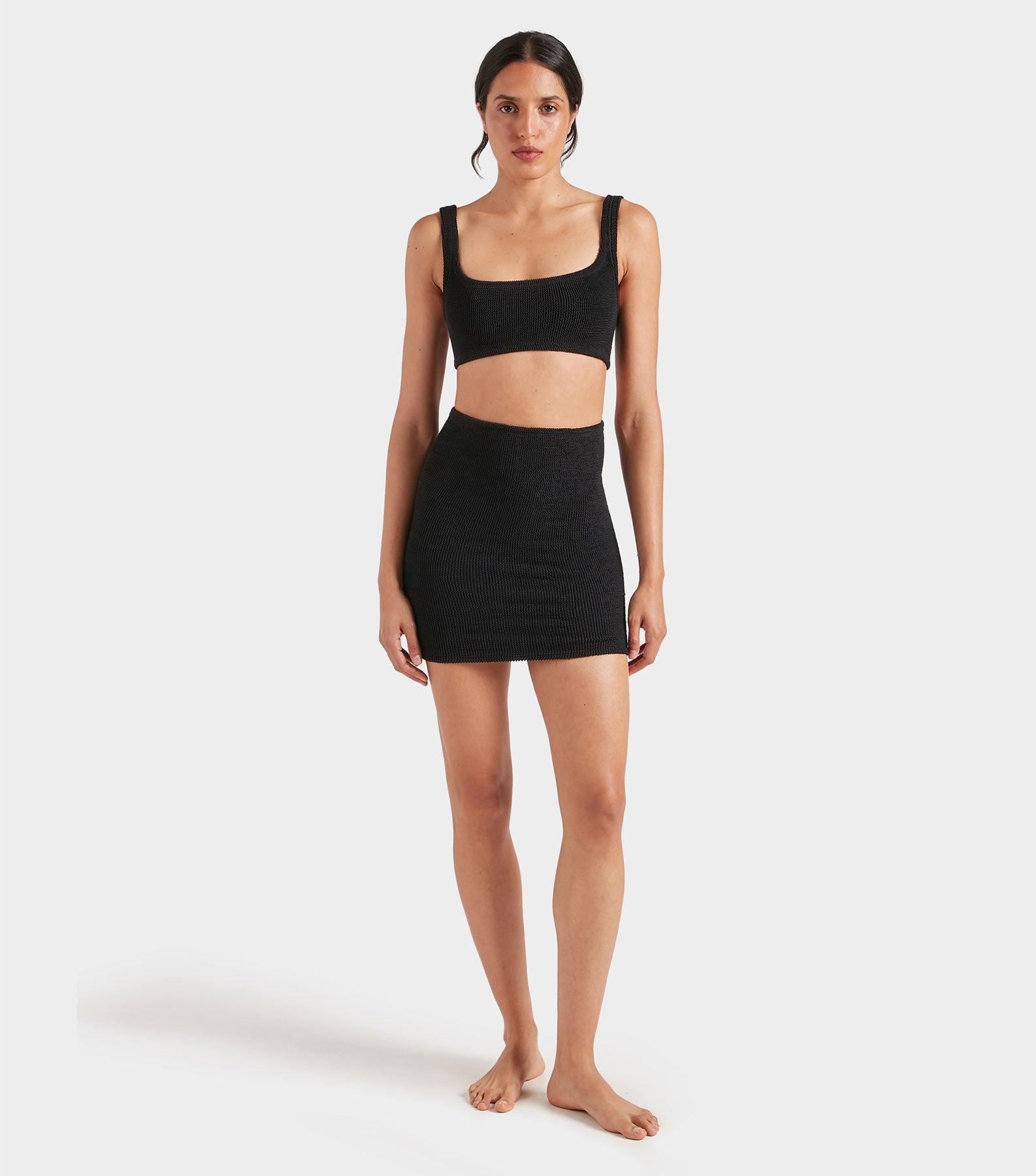 Mini Skirt/Tube Top - Black Product Image