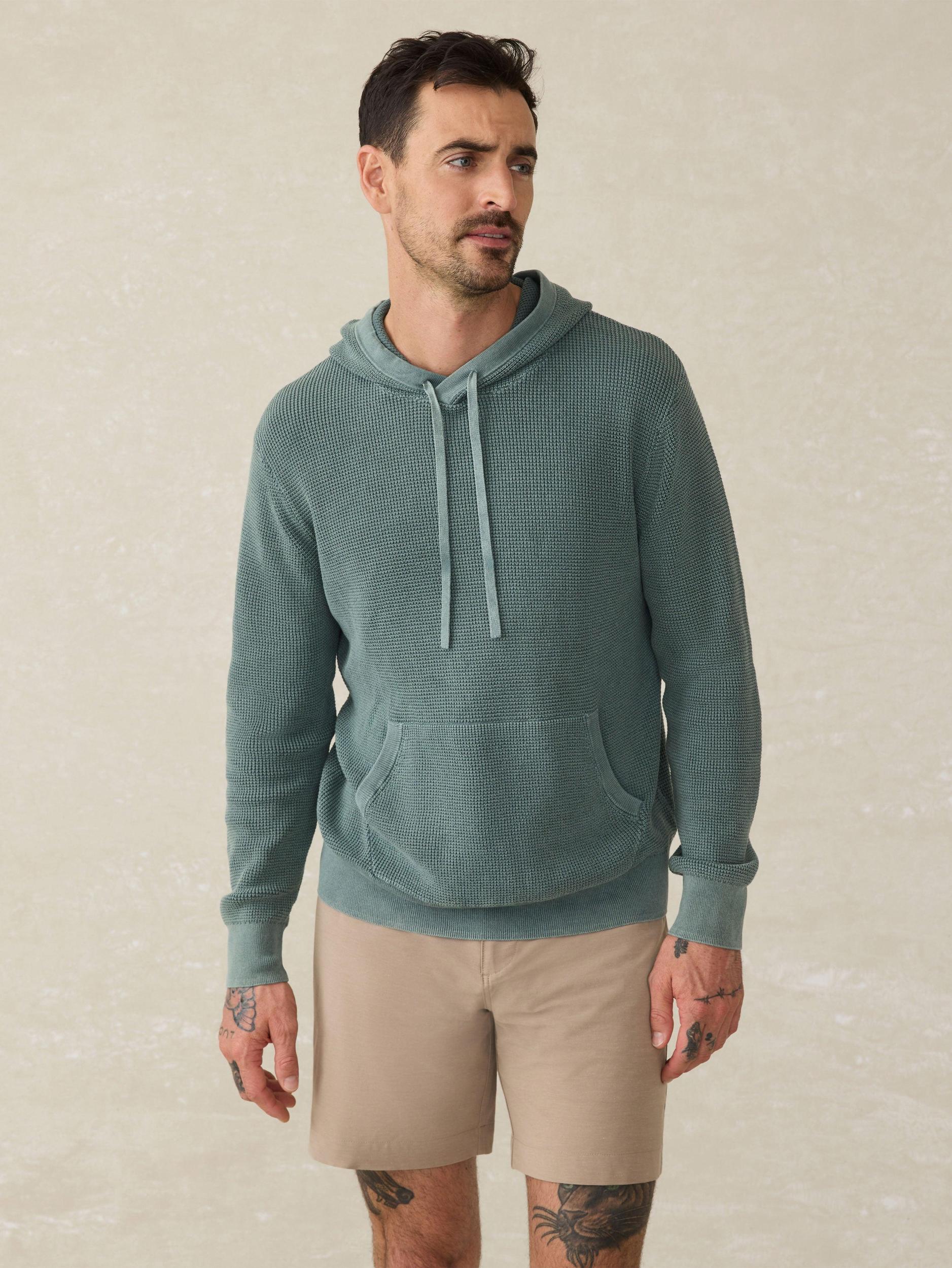 Sunwashed Sweater Hoodie - Mountain Olive Male Product Image