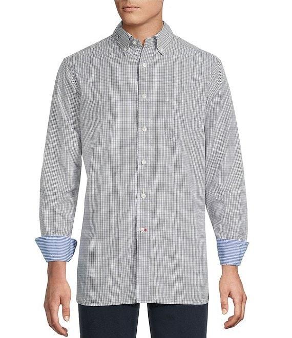 Cremieux Blue Label Plaid Poplin Long Sleeve Woven Shirt Product Image