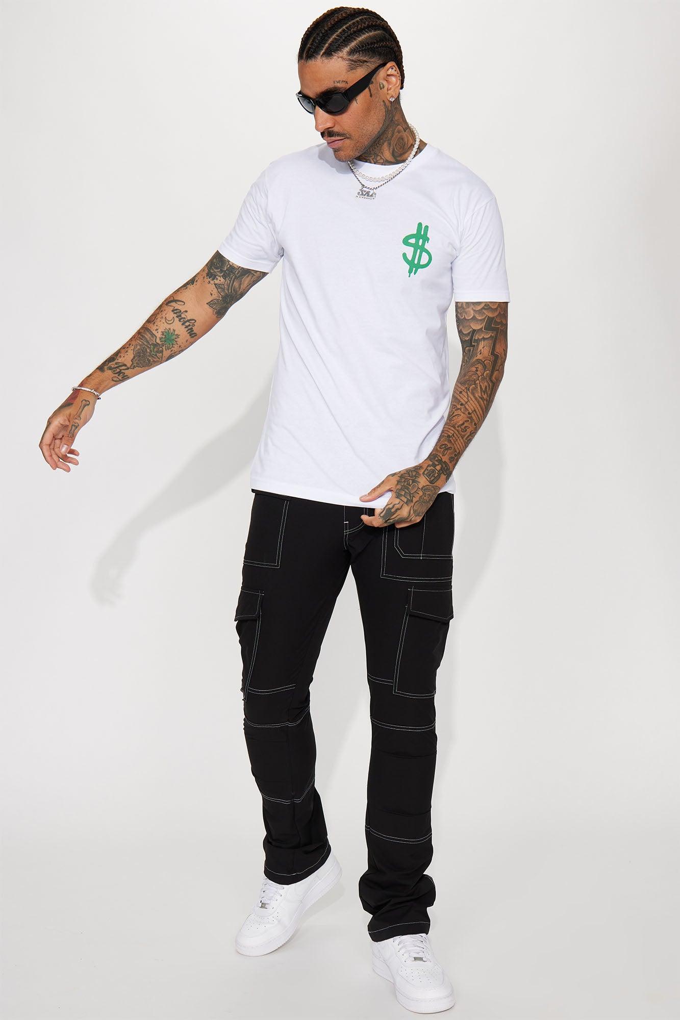 Dirty Money Short Sleeve Tee - White Product Image