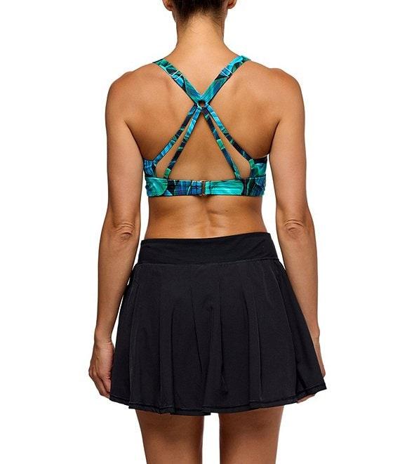 Next by Athena Good Karma Courtside Pleated Back Swim Skort Product Image