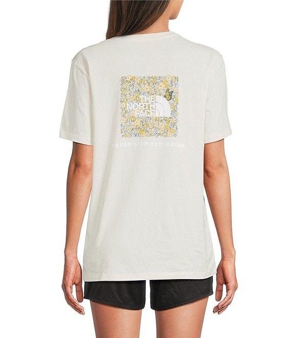 The North Face Evolution Floral Box Crew Neck Short Sleeves Graphic Knit Tee Product Image