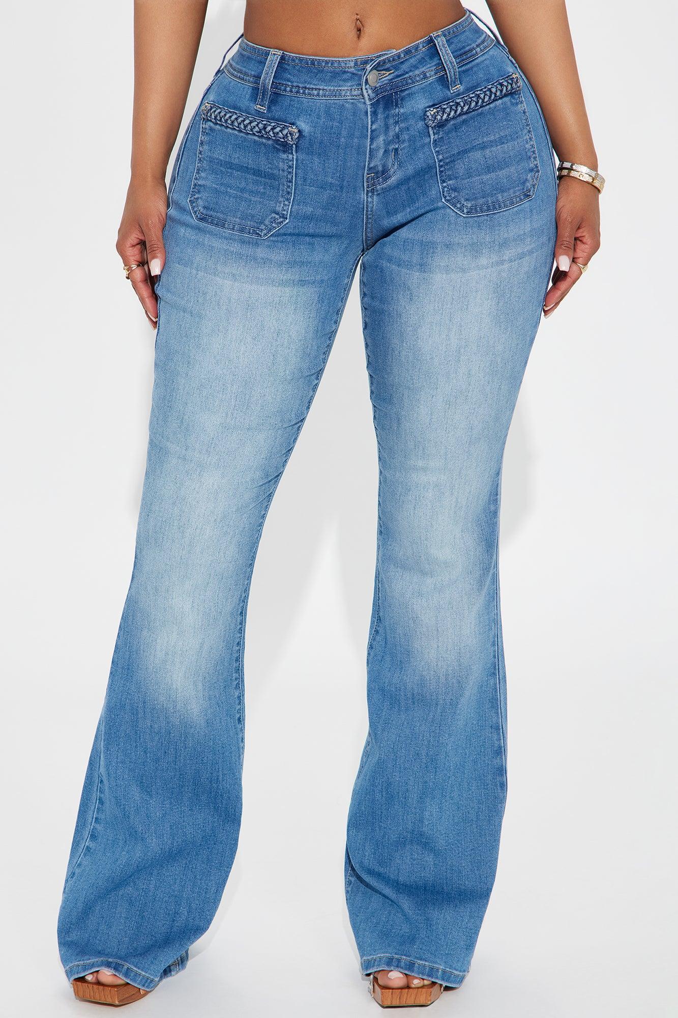 Je T'aime Denim Flare Jeans - Medium Wash Female Product Image