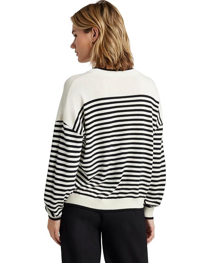 Josie Stripe Clean Cotton Cardigan Product Image