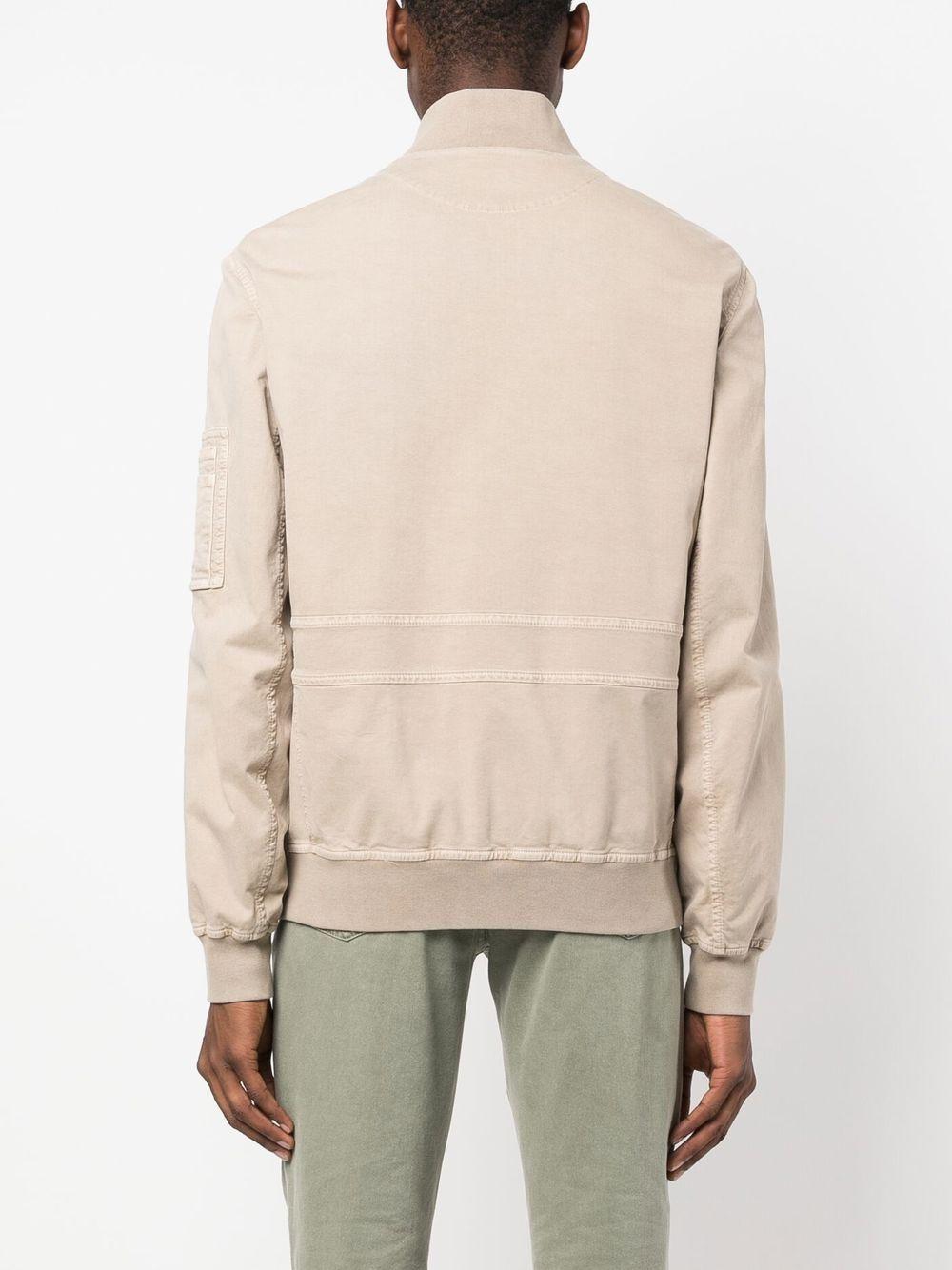 zip-up bomber jacket Product Image