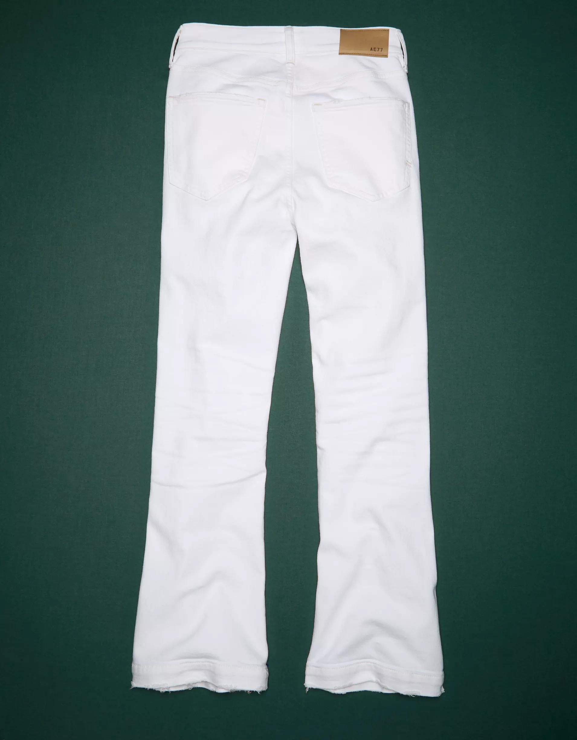 AE77 Premium Crop Flare Jean Product Image