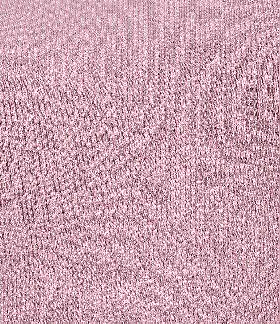 KatieJNYC Crew Neck Long Sleeve Ribbed Knit Top Product Image