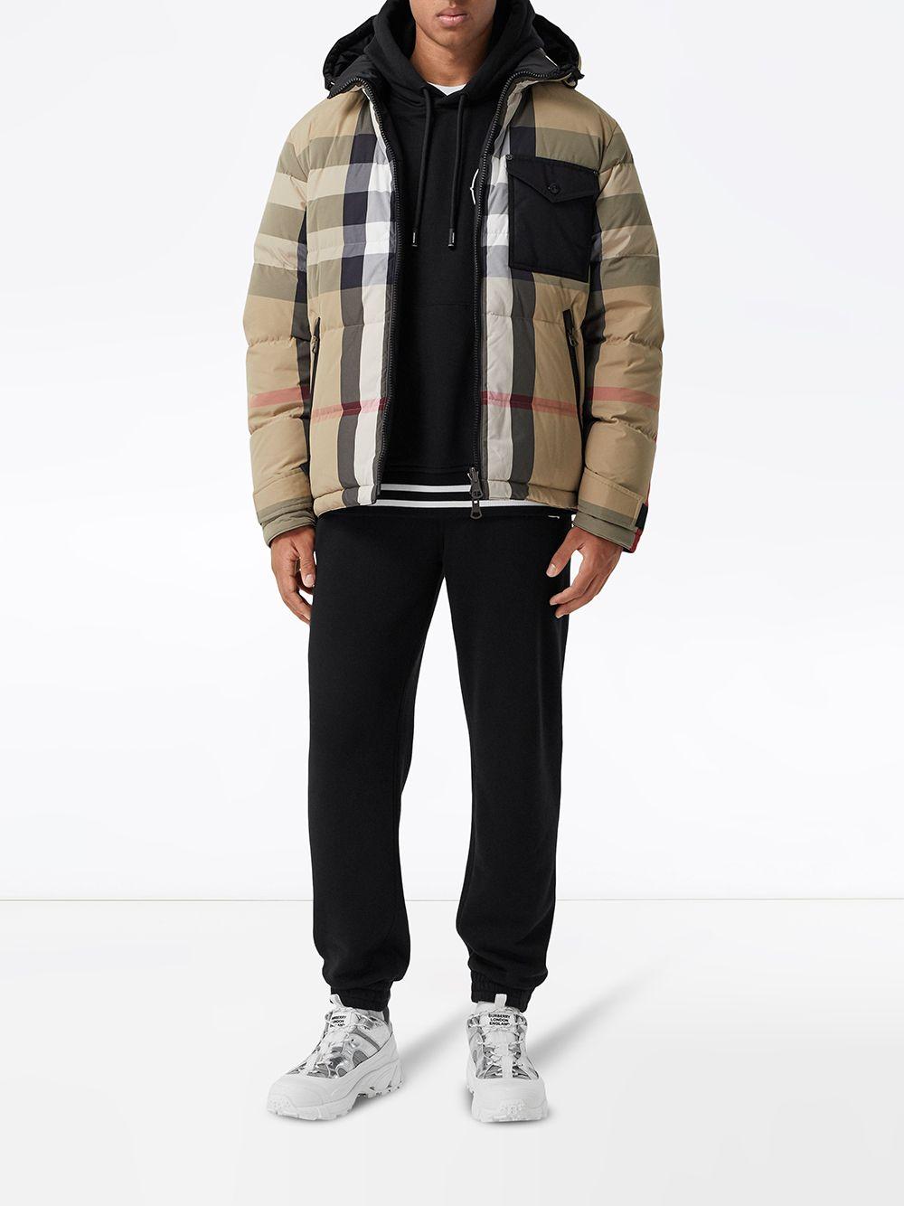 reversible check puffer jacket Product Image