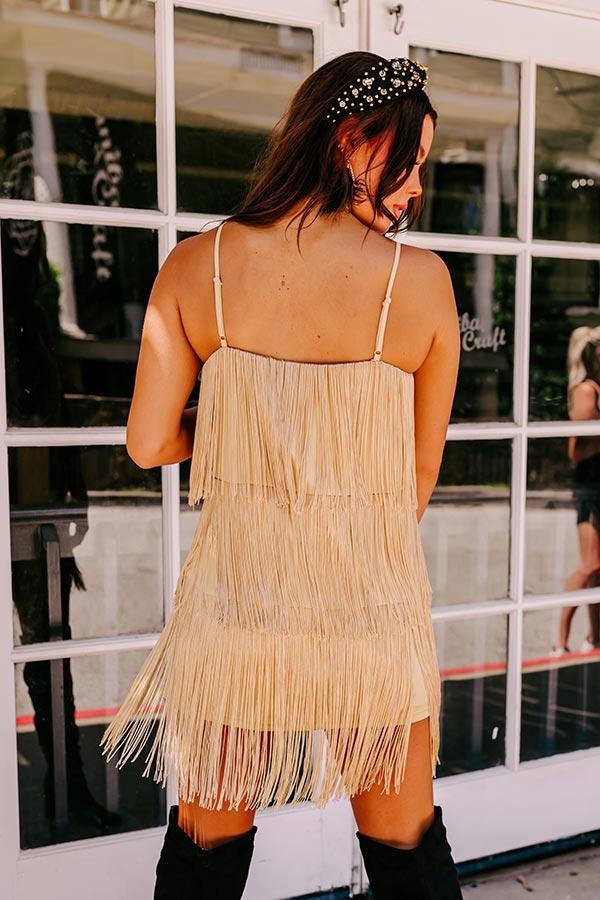 Winning Attitude Fringe Mini Dress Product Image