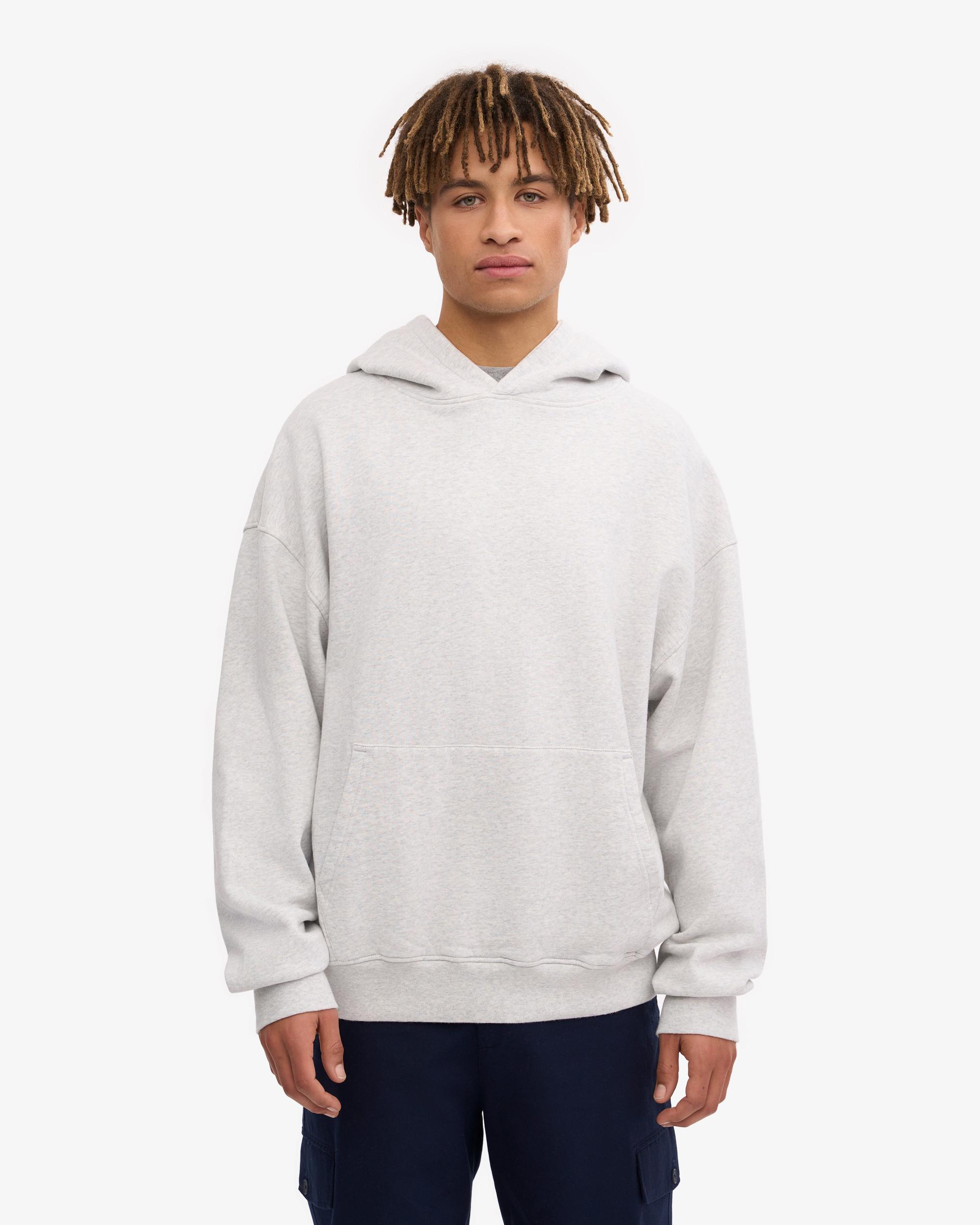 Organic Oversized Hood - Snow Melange Product Image