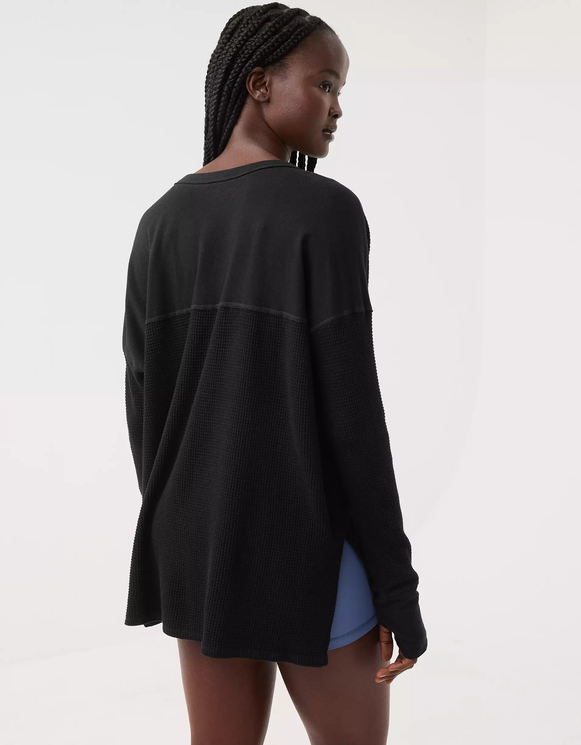 OFFLINE By Aerie Wow! Waffle Henley T-Shirt Product Image