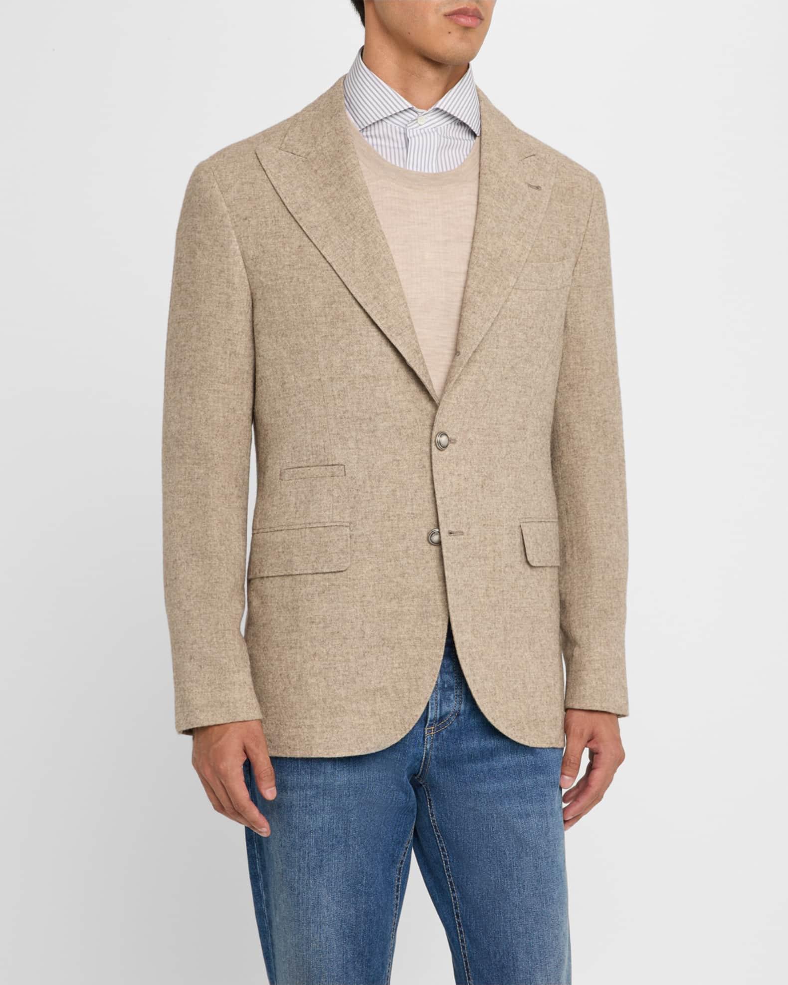 Men's Yak Wool Single-Breasted Sport Coat Product Image