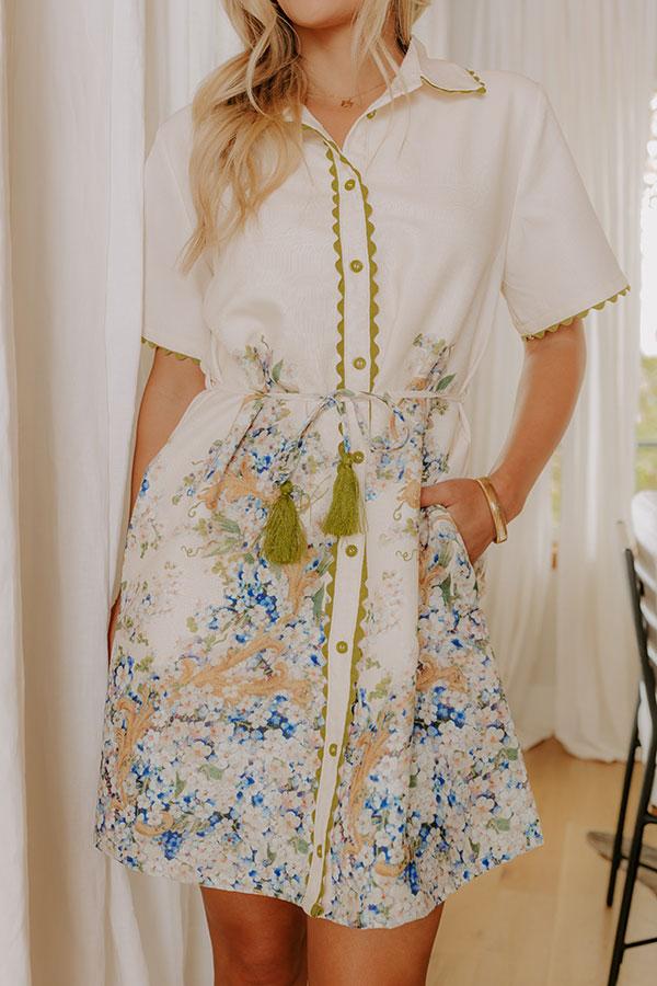 Charleston Getaway Floral Mini Dress Product Image