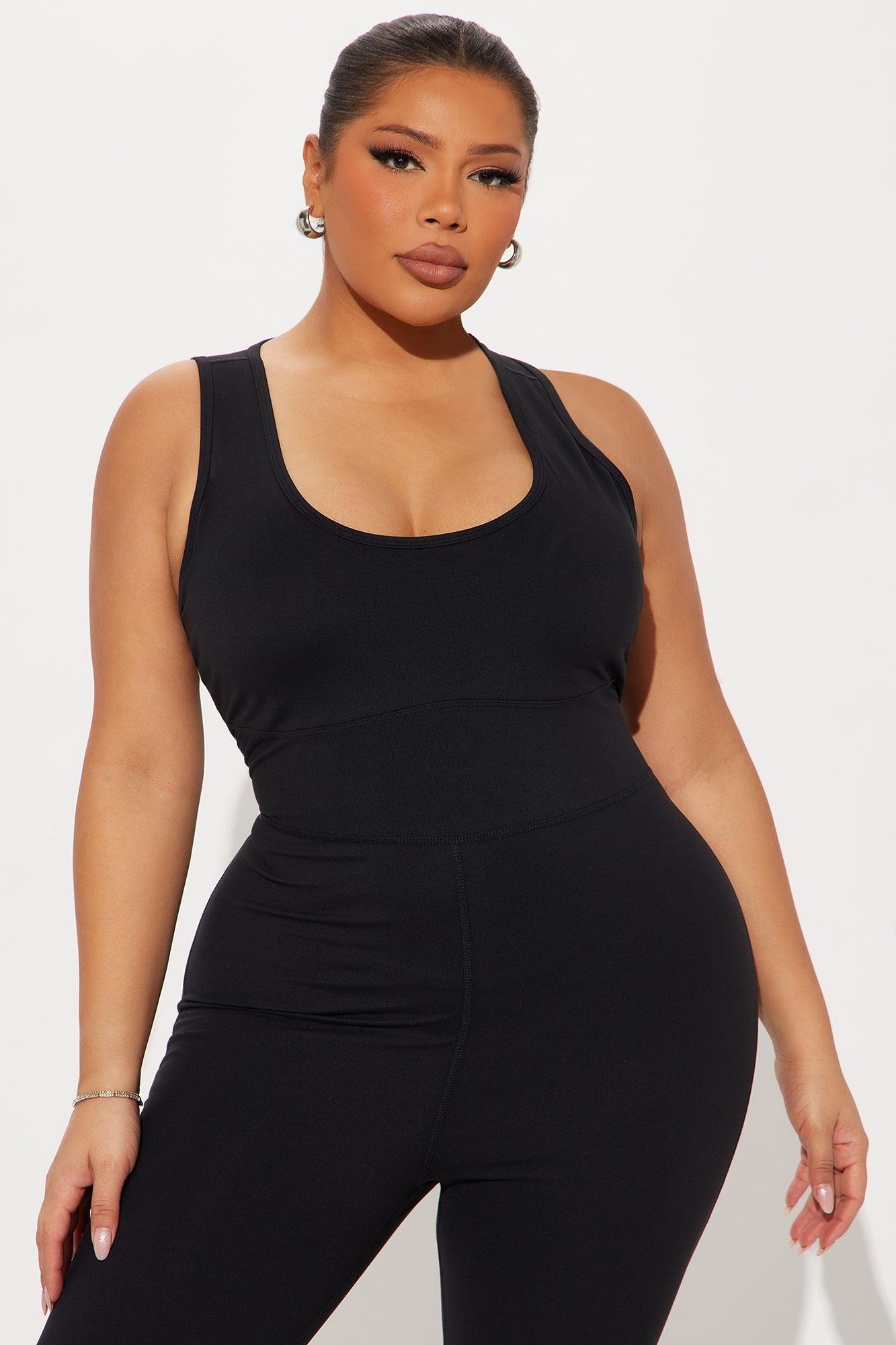 Natural Curve Super Soft Active Jumpsuit - Black Product Image