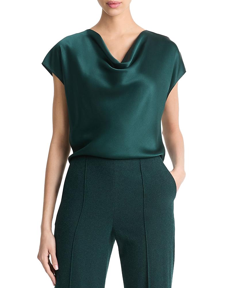 Vince Cowl Neck Silk Blouse Product Image